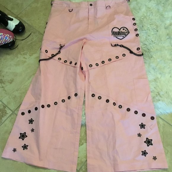Dolls Kill   Hatsune Miku collab  pants size 2x New - Picture 1 of 3